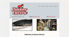 Desktop Screenshot of pioneerelec.com