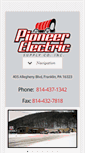 Mobile Screenshot of pioneerelec.com